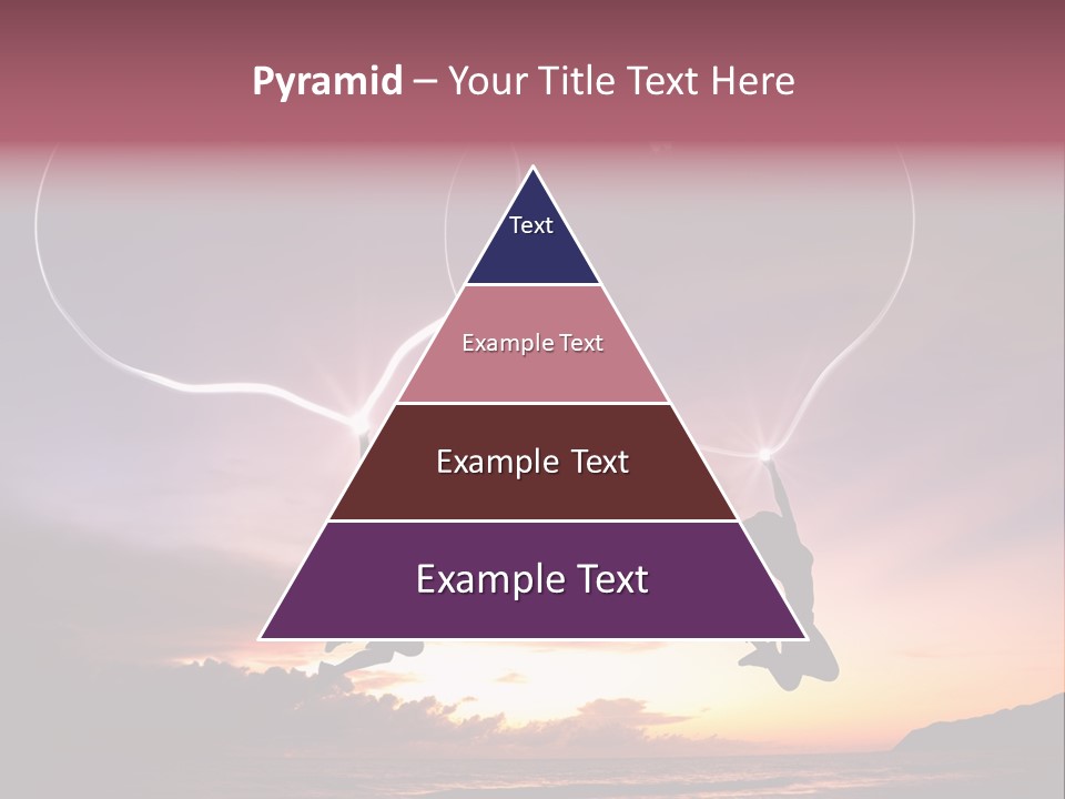 A Couple Of People Flying Through The Air PowerPoint Template