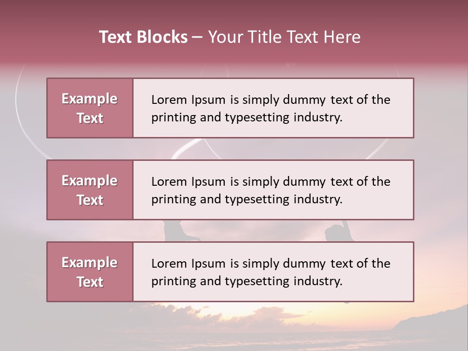 A Couple Of People Flying Through The Air PowerPoint Template