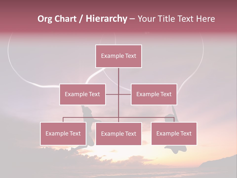 A Couple Of People Flying Through The Air PowerPoint Template