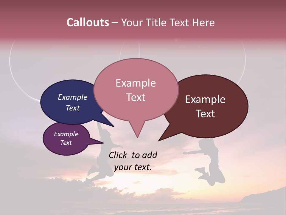 A Couple Of People Flying Through The Air PowerPoint Template