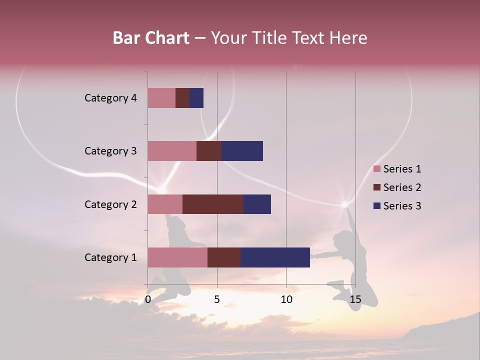 A Couple Of People Flying Through The Air PowerPoint Template