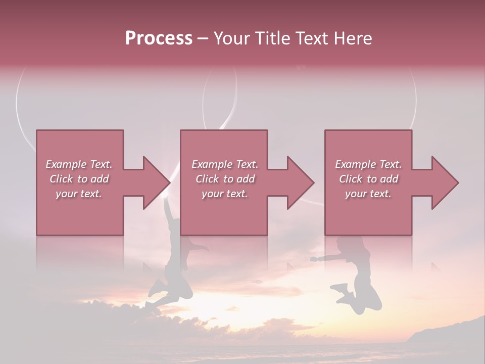 A Couple Of People Flying Through The Air PowerPoint Template