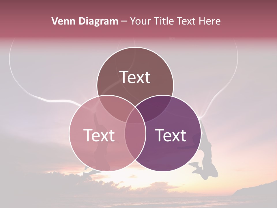 A Couple Of People Flying Through The Air PowerPoint Template