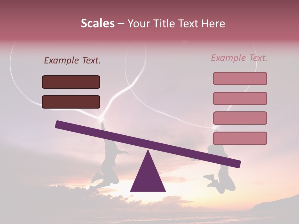 A Couple Of People Flying Through The Air PowerPoint Template