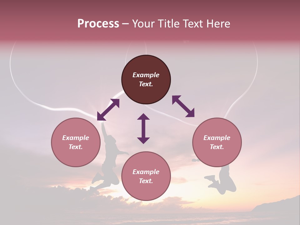 A Couple Of People Flying Through The Air PowerPoint Template