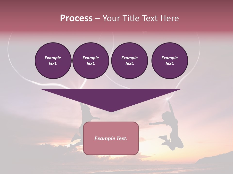 A Couple Of People Flying Through The Air PowerPoint Template