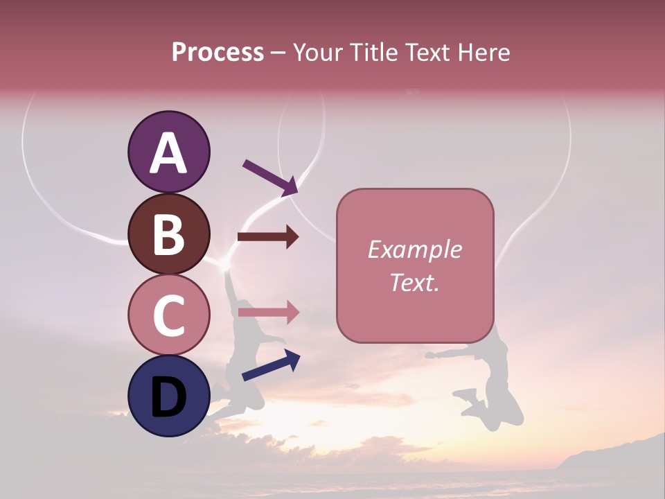 A Couple Of People Flying Through The Air PowerPoint Template