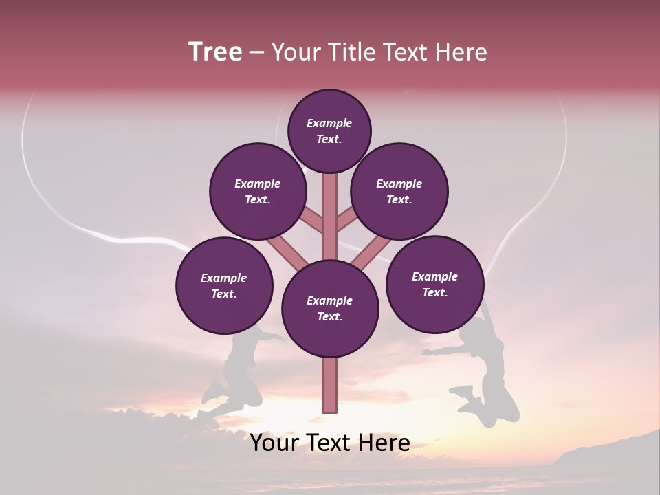 A Couple Of People Flying Through The Air PowerPoint Template