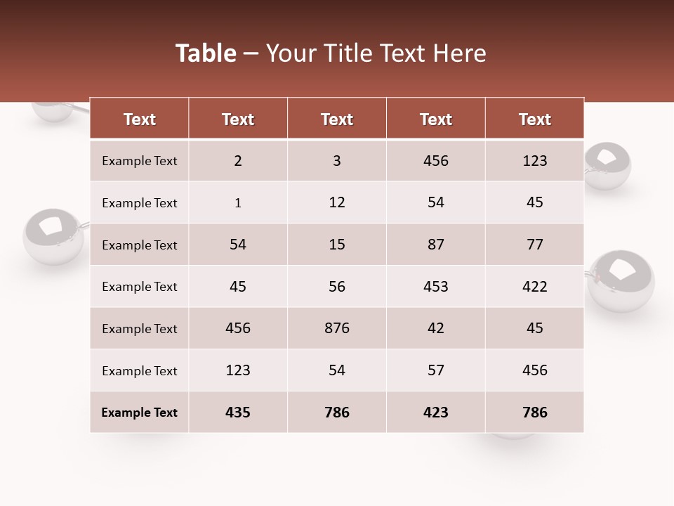 A Red Ball Is Surrounded By Black Balls PowerPoint Template