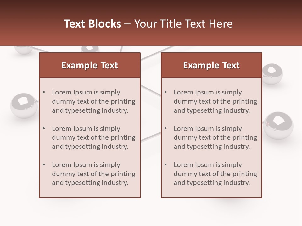 A Red Ball Is Surrounded By Black Balls PowerPoint Template