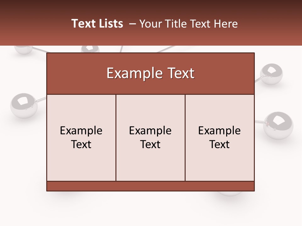 A Red Ball Is Surrounded By Black Balls PowerPoint Template