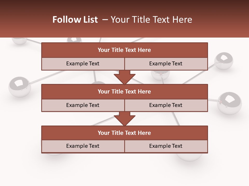 A Red Ball Is Surrounded By Black Balls PowerPoint Template