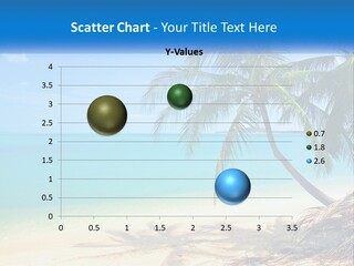 A Palm Tree Sitting On Top Of A Sandy Beach PowerPoint Template