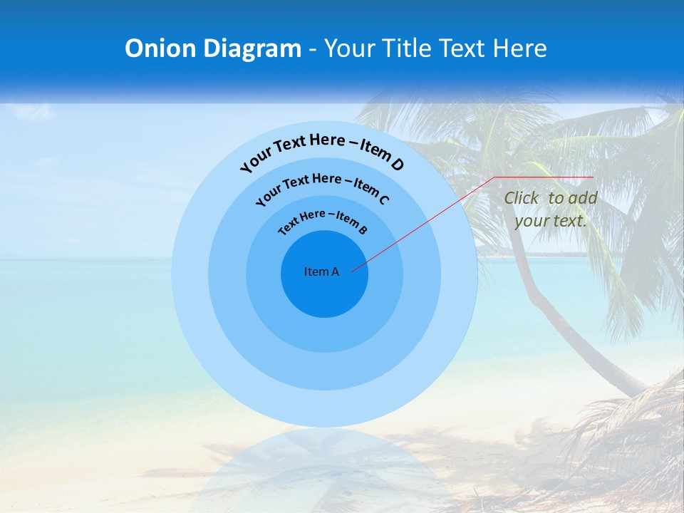 A Palm Tree Sitting On Top Of A Sandy Beach PowerPoint Template