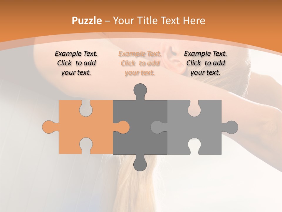 A Woman Doing Yoga On A Blue Mat PowerPoint Template