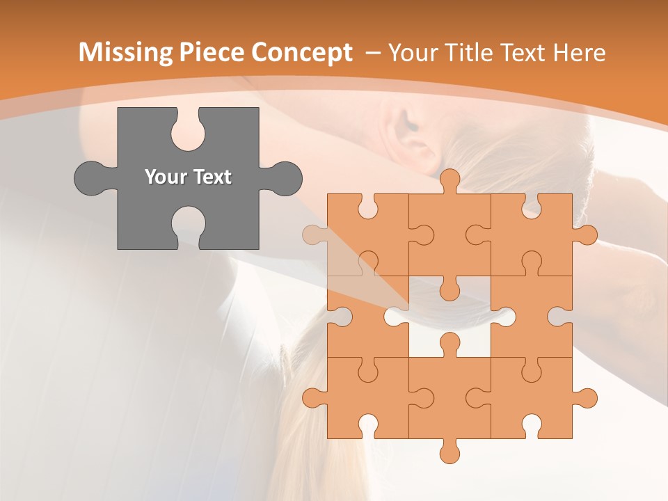 A Woman Doing Yoga On A Blue Mat PowerPoint Template