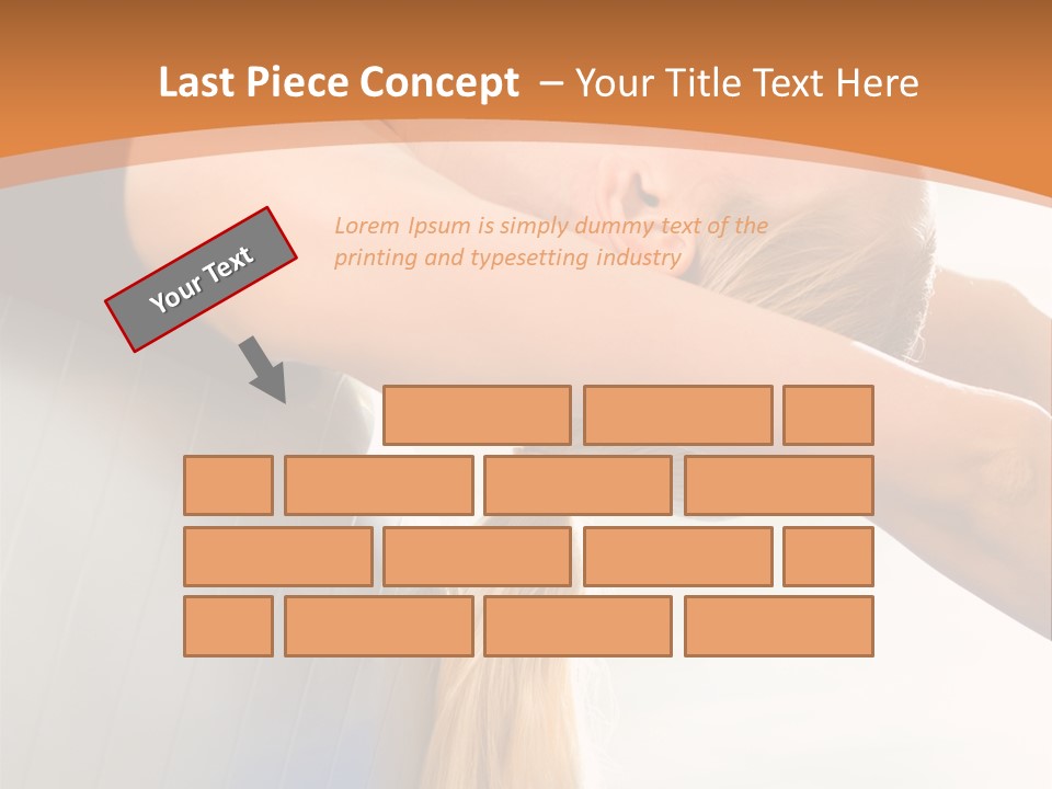 A Woman Doing Yoga On A Blue Mat PowerPoint Template