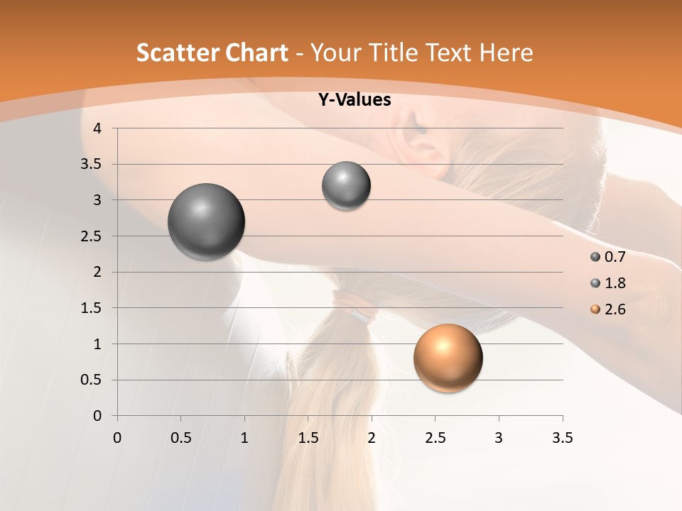 A Woman Doing Yoga On A Blue Mat PowerPoint Template