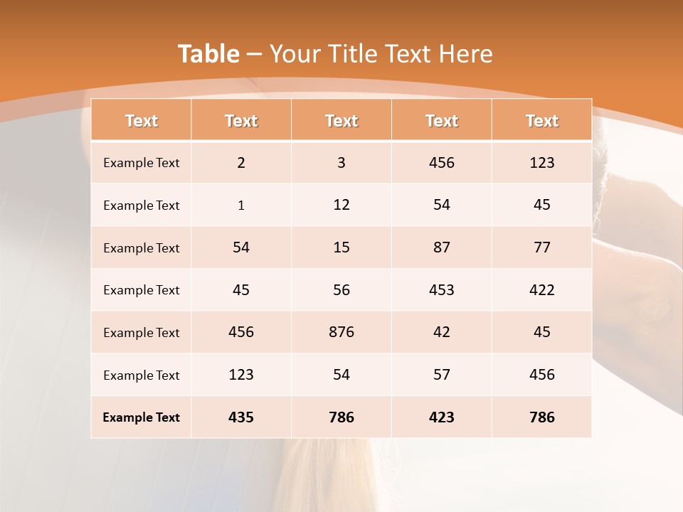 A Woman Doing Yoga On A Blue Mat PowerPoint Template