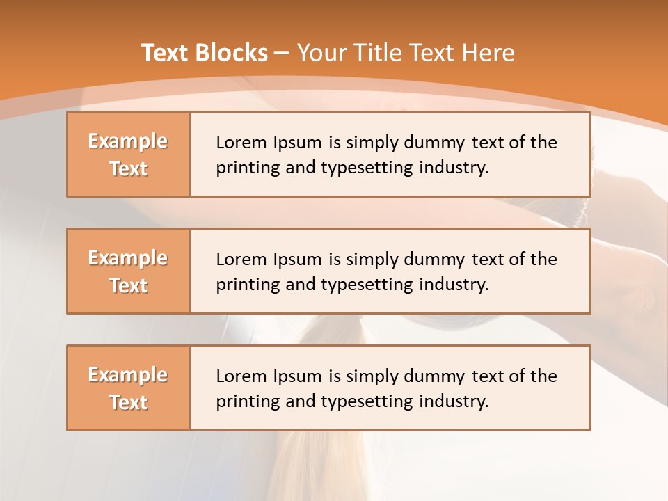 A Woman Doing Yoga On A Blue Mat PowerPoint Template