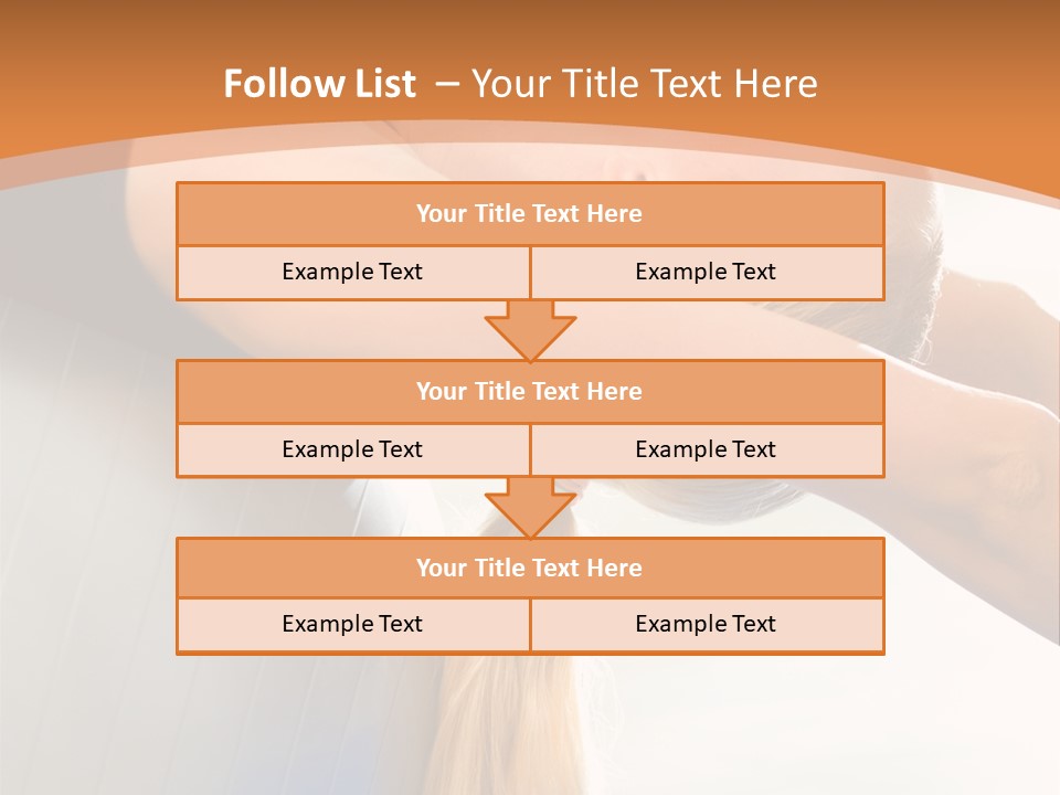 A Woman Doing Yoga On A Blue Mat PowerPoint Template