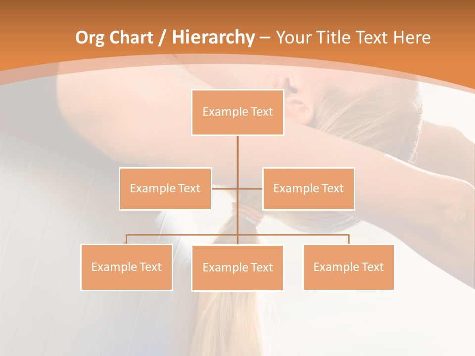 A Woman Doing Yoga On A Blue Mat PowerPoint Template