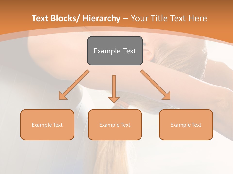 A Woman Doing Yoga On A Blue Mat PowerPoint Template