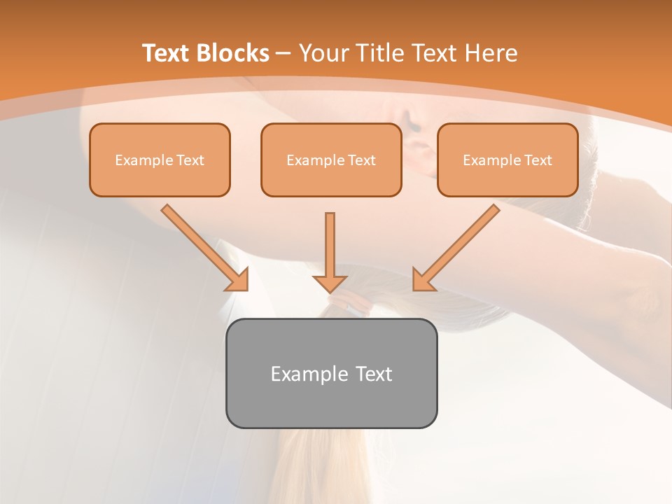 A Woman Doing Yoga On A Blue Mat PowerPoint Template