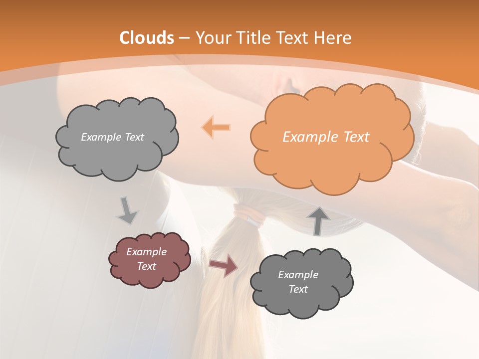 A Woman Doing Yoga On A Blue Mat PowerPoint Template