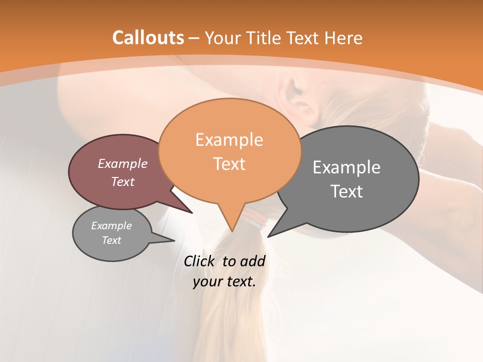 A Woman Doing Yoga On A Blue Mat PowerPoint Template