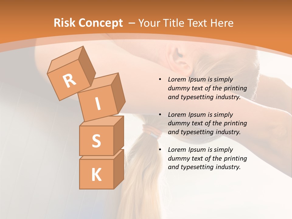 A Woman Doing Yoga On A Blue Mat PowerPoint Template