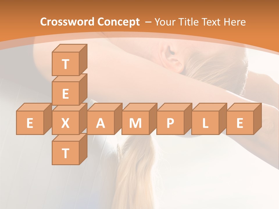 A Woman Doing Yoga On A Blue Mat PowerPoint Template