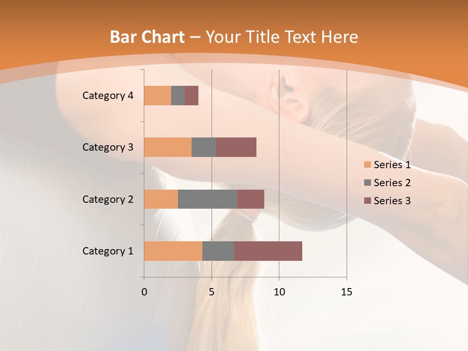 A Woman Doing Yoga On A Blue Mat PowerPoint Template