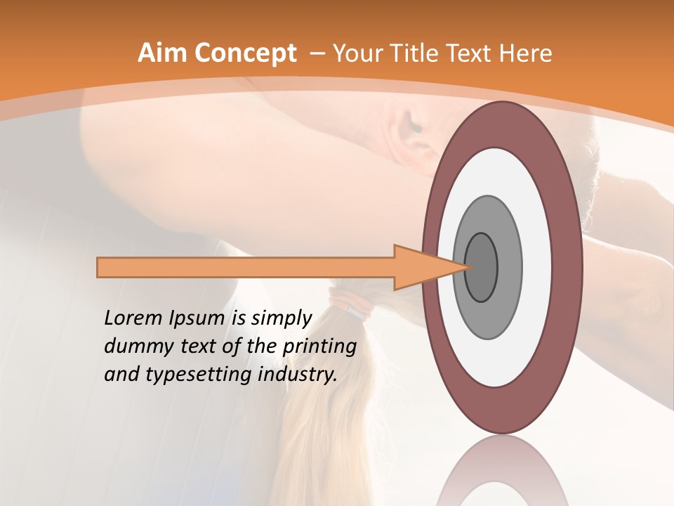 A Woman Doing Yoga On A Blue Mat PowerPoint Template