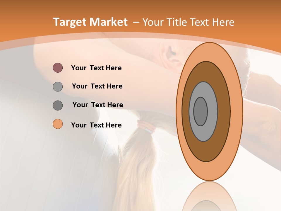 A Woman Doing Yoga On A Blue Mat PowerPoint Template