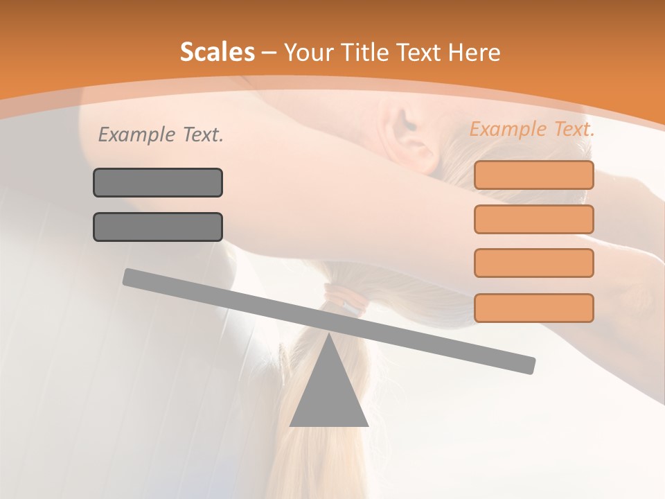 A Woman Doing Yoga On A Blue Mat PowerPoint Template