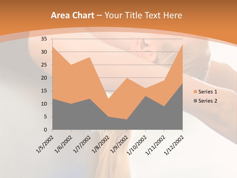 A Woman Doing Yoga On A Blue Mat PowerPoint Template