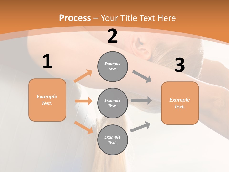 A Woman Doing Yoga On A Blue Mat PowerPoint Template