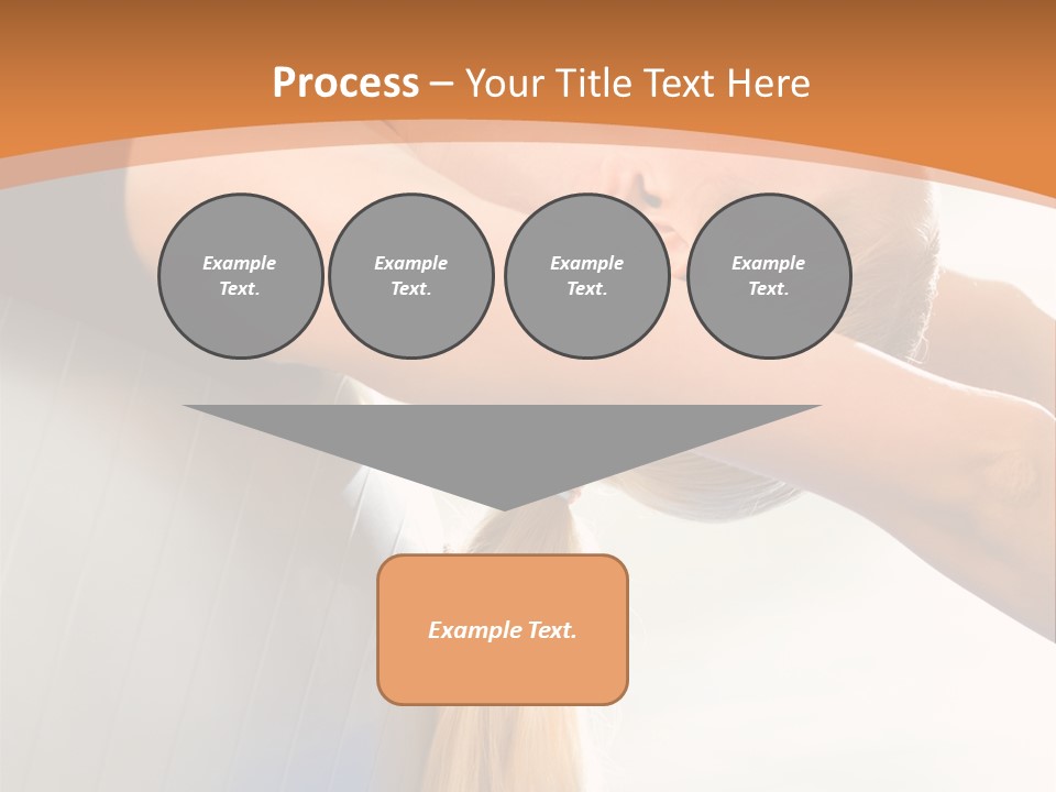 A Woman Doing Yoga On A Blue Mat PowerPoint Template