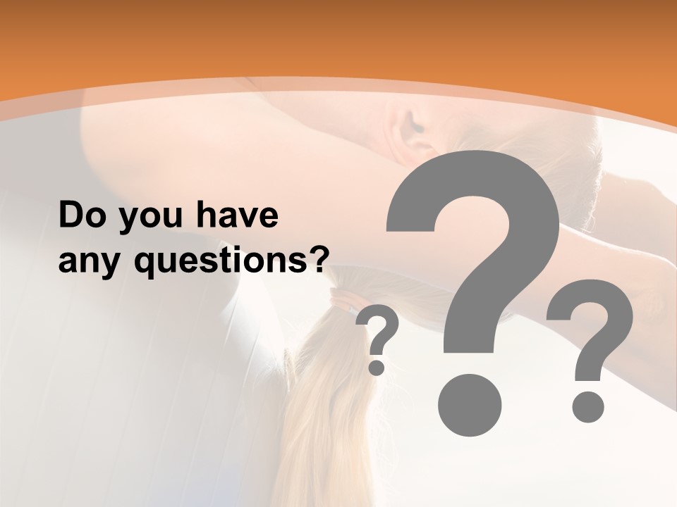 A Woman Doing Yoga On A Blue Mat PowerPoint Template