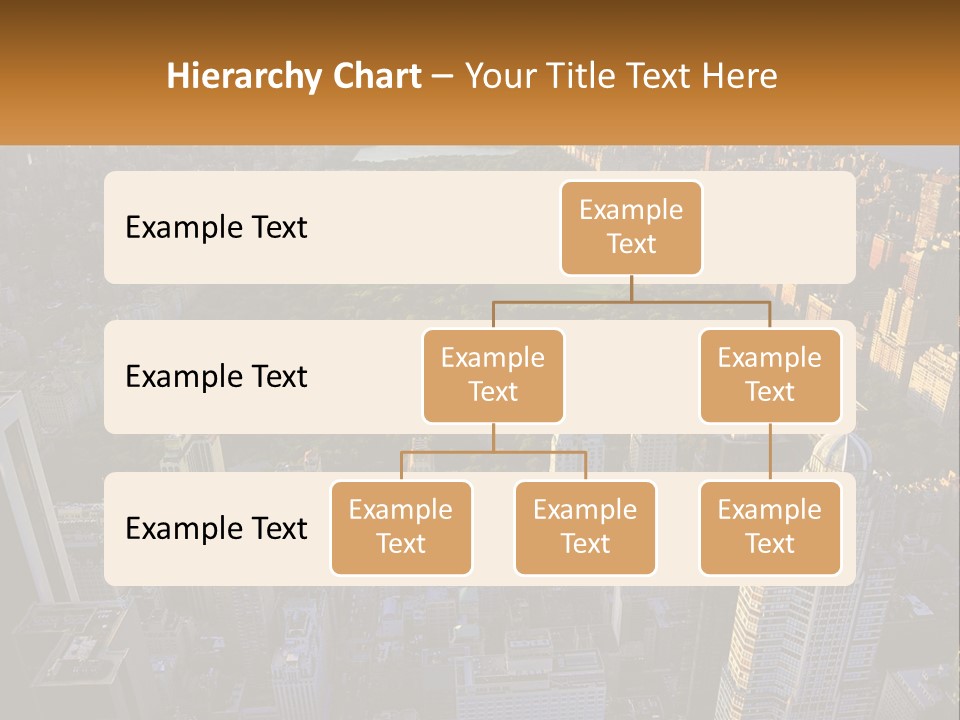 An Aerial View Of A City With Lots Of Tall Buildings PowerPoint Template