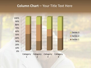 An Elderly Couple Is Smiling For The Camera PowerPoint Template