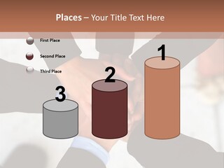 A Group Of People Holding Hands In A Circle PowerPoint Template