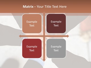 A Group Of People Holding Hands In A Circle PowerPoint Template