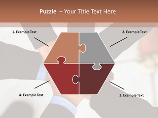 A Group Of People Holding Hands In A Circle PowerPoint Template