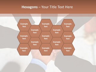 A Group Of People Holding Hands In A Circle PowerPoint Template