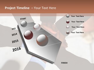 A Group Of People Holding Hands In A Circle PowerPoint Template