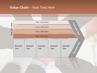A Group Of People Holding Hands In A Circle PowerPoint Template