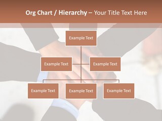 A Group Of People Holding Hands In A Circle PowerPoint Template