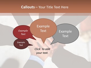 A Group Of People Holding Hands In A Circle PowerPoint Template